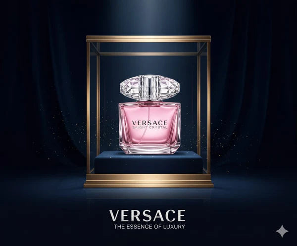 Versace Bright Crystal Eau de Parfum for Women – 100ml | Fresh, Floral & Elegant Fragrance | Luxury Perfume for the Modern Woman