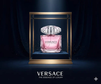 Versace Bright Crystal Eau de Parfum for Women – 100ml | Fresh, Floral & Elegant Fragrance | Luxury Perfume for the Modern Woman