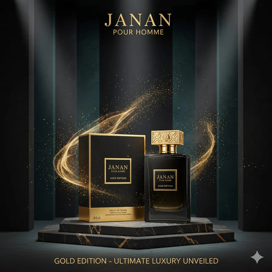Janan Pour Homme Gold Edition – 100ml | The Essence of Timeless Luxury for Men
