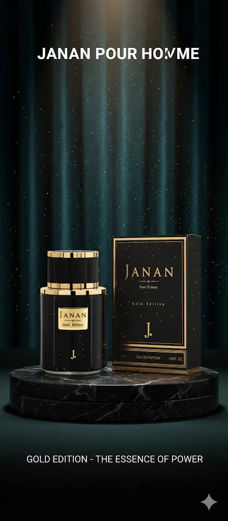 Janan Pour Homme Gold Edition – 100ml | The Essence of Timeless Luxury for Men