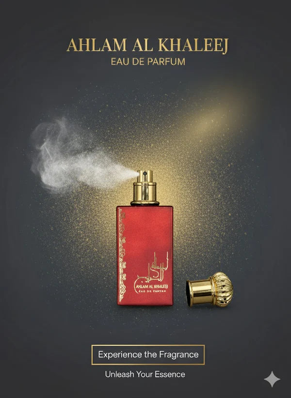 Ahlam Al Khaleej Eau De Parfum – Long Lasting Arabic Luxury Fragrance for Men & Women