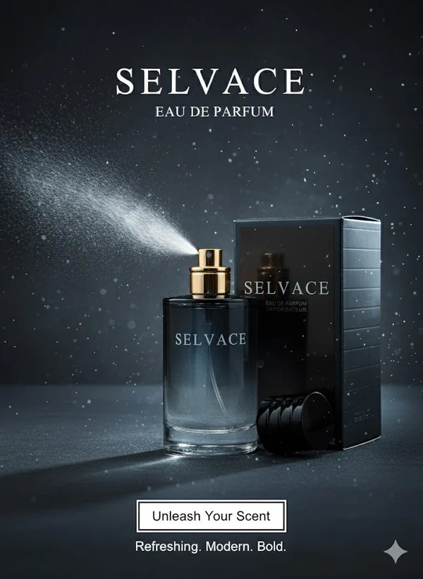 Selvace Eau de Parfum for Men – 100ml | Bold, Refreshing & Long-Lasting Fragrance | Modern Perfume for Confident Men