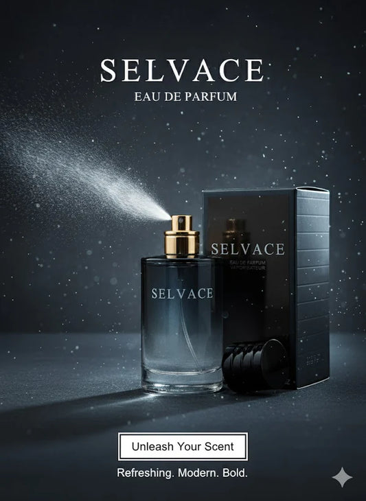 Selvace Eau de Parfum for Men – 100ml | Bold, Refreshing & Long-Lasting Fragrance | Modern Perfume for Confident Men