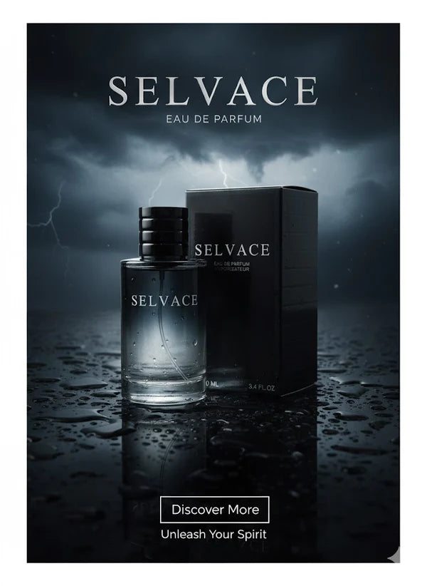 Selvace Eau de Parfum for Men – 100ml | Bold, Refreshing & Long-Lasting Fragrance | Modern Perfume for Confident Men