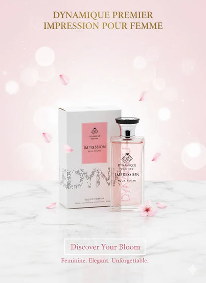 Dynamique Premier Impression Eau de Parfum for Women – 100ml | Long-Lasting Floral & Elegant Fragrance | Luxury Perfume for the Modern Woman