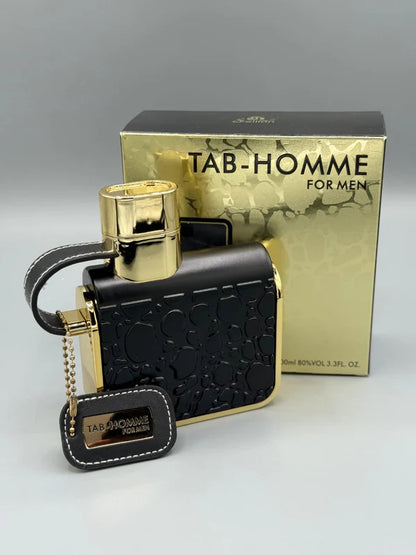 TAB-HOMME Eau de Parfum for Men – 100ml | Bold & Long-Lasting Fragrance of Power, Confidence & Style | Luxury Perfume for Modern Men