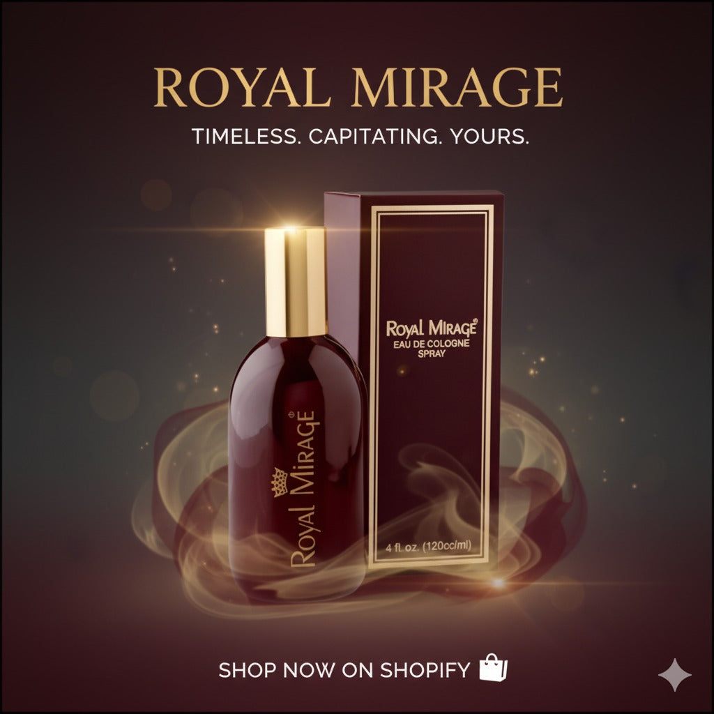 Royal Mirage Eau de Cologne Spray – 120ml (4.1 fl.oz)