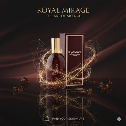 Royal Mirage Eau de Cologne Spray – 120ml (4.1 fl.oz)